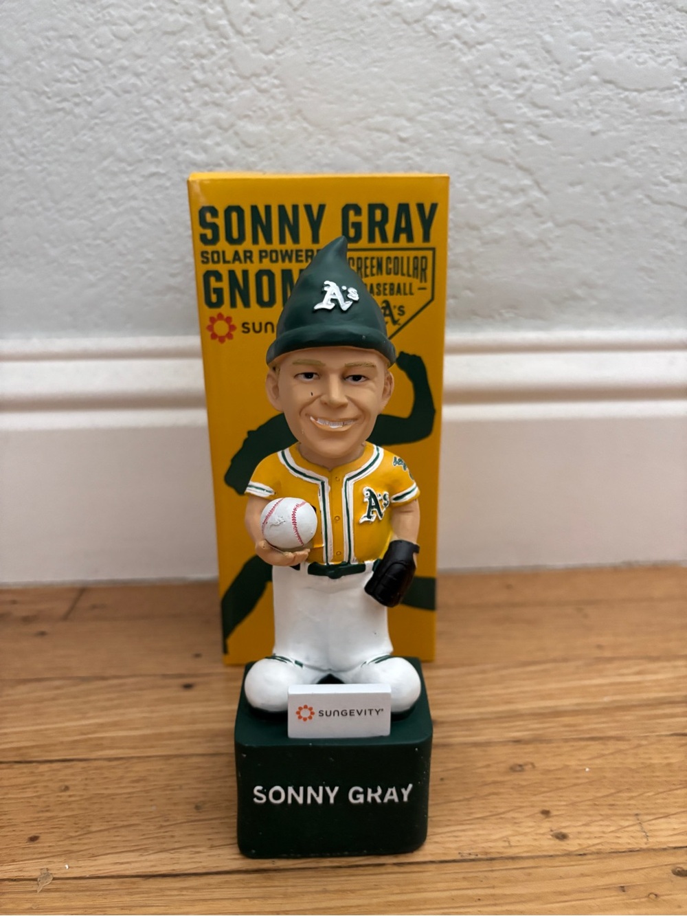 Oakland Athletics A’s Sonny Gray #54 Solar Gnome Garden 2015 SGA NIB